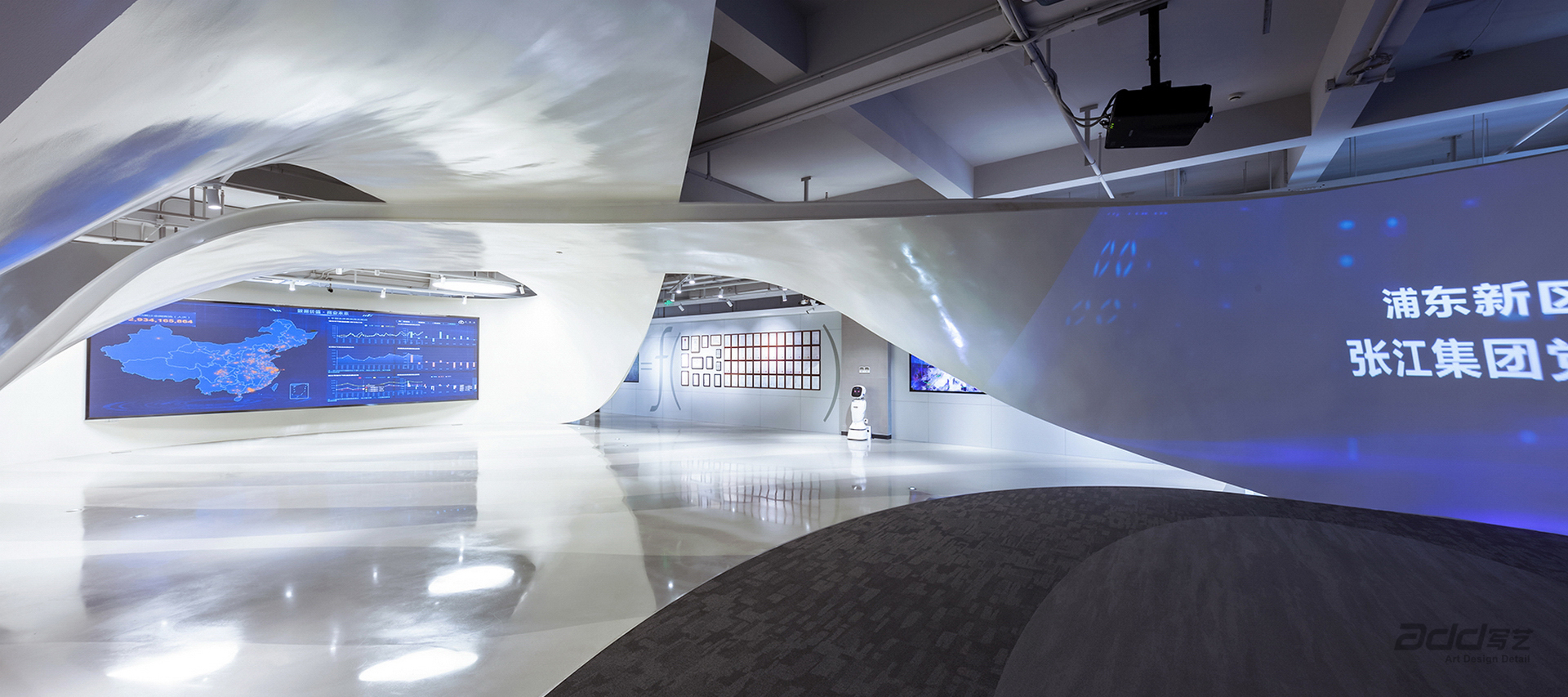 匯納科技辦公空間設計-展廳2-pc
