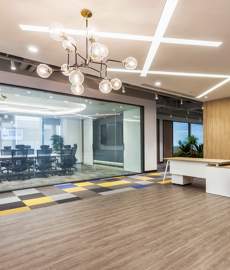 匯納科技辦公空間設計-辦公區走廊2-pc