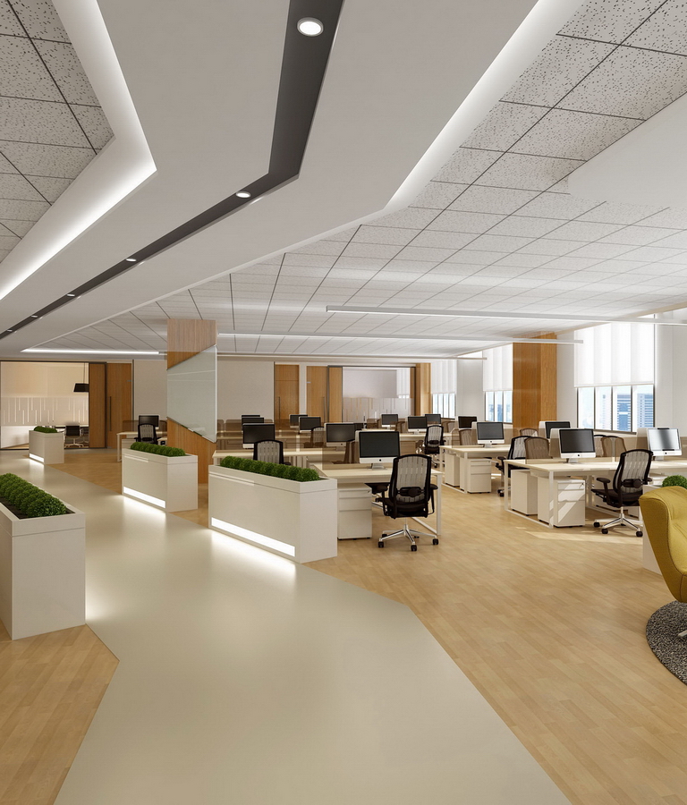 藍怡科技辦公空間設計 辦公區-pc