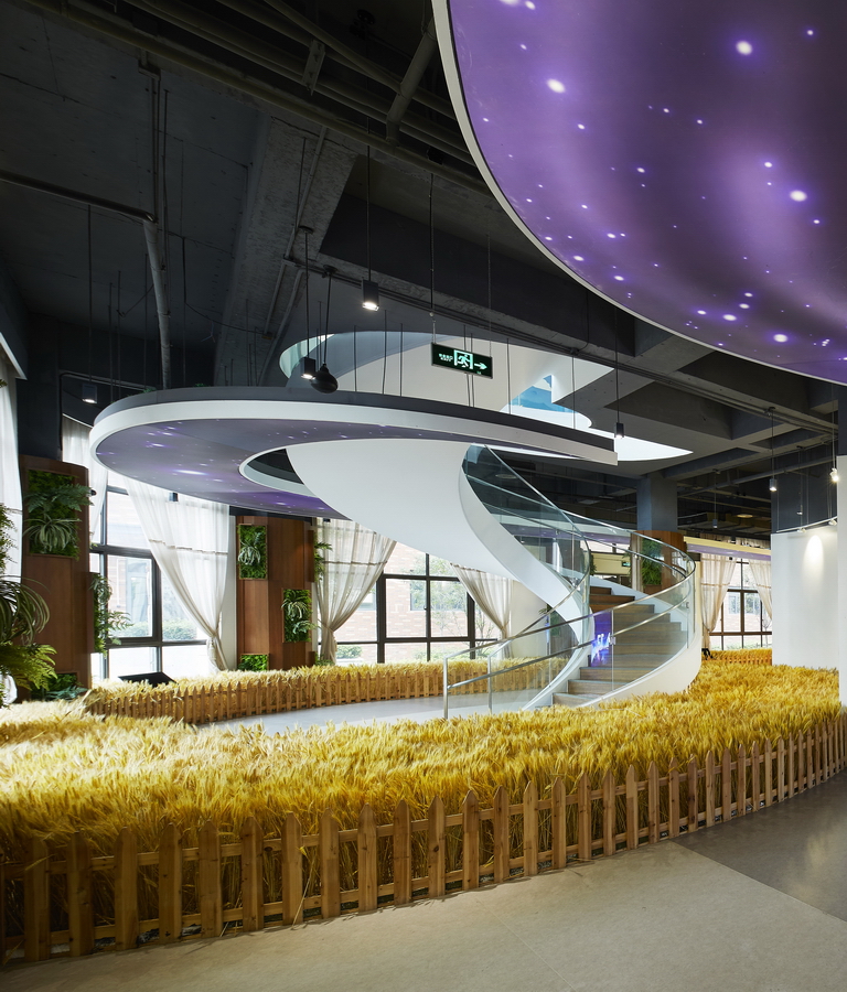巴比食品創意園區設計裝修 夢幻展廳麥田-pc